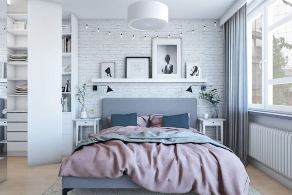 ánh sáng tự nhiên và nội thất tối giản 