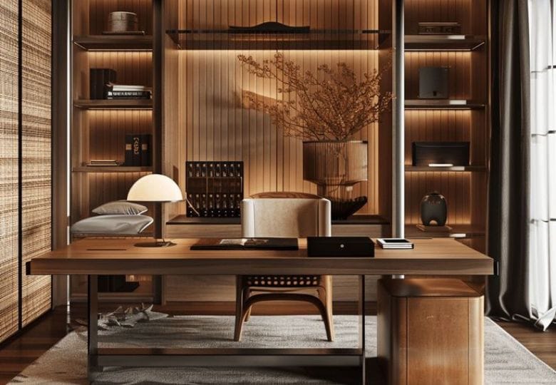 Phong thủy bàn làm việc cho mệnh Hỏa