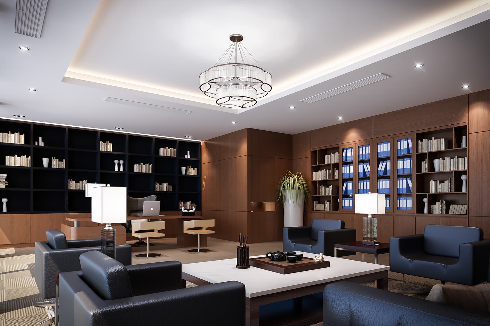 Bàn làm việc giám đốc thể hiện vị thế của người lãnh đạo